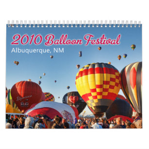 2010 Albuquerque, NM-ballongfestival Kalender