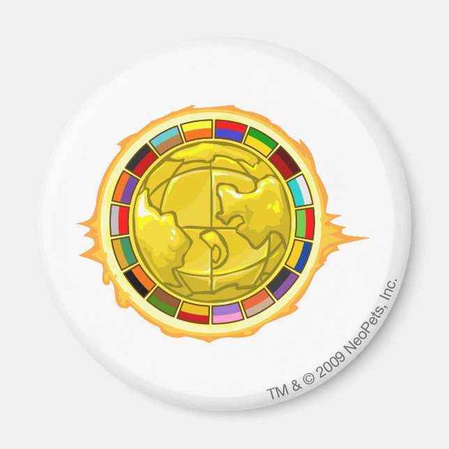 2010 Altador-Logotypen Kopp Magnet (Framsidan)