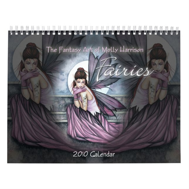 2010 Älvkalender Väggkalender Molly Harrison Kalender (Omslag)