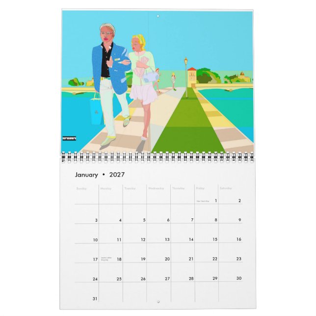 2010 års kalender illustrerad av nerosunero (Jan 2027)