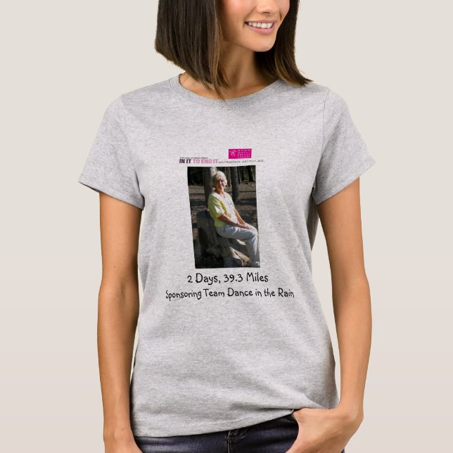 2010 Auntie Sharon's Dance in the Rain Shirt T Shirt (Framsida)