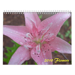 2010 blommor kalender