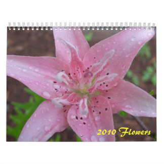 2010 blommor kalender