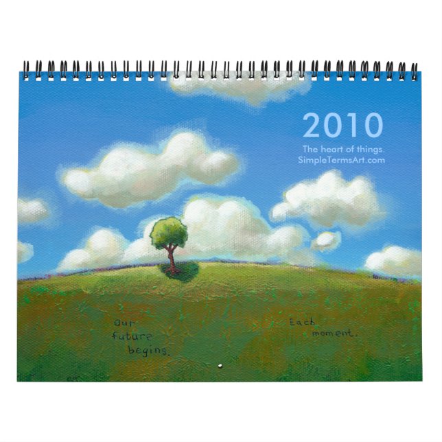 2010 enkelt benämner konstkalendern - härlig kalender (Omslag)