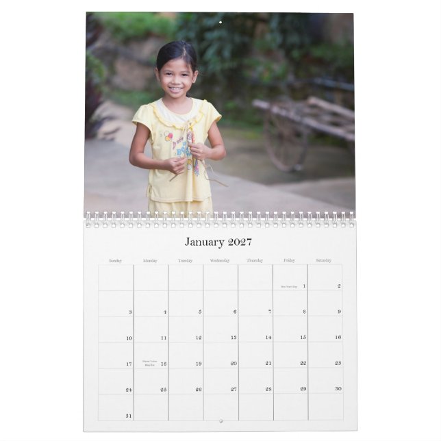 2010 kalender - standard 11" x 17", (Jan 2027)