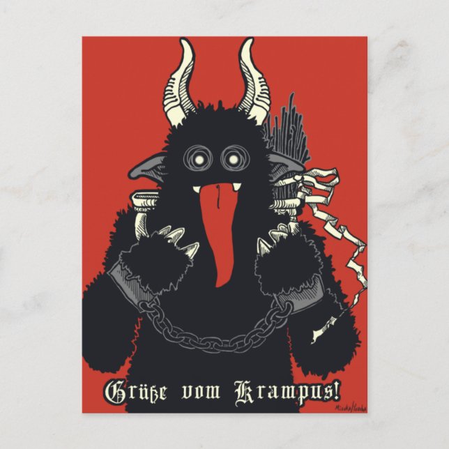 2010 Krampus Vykort (Framsida)