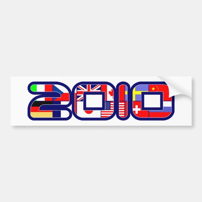 2010 Land FLAGS Bildekal (Framsidan)