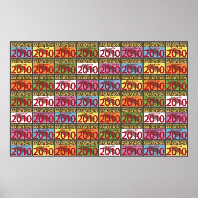 2010 MDI Marathon Artwork Poster (Framsidan)