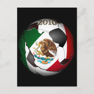 2010 Mexiko - fotbolls-EM Vykort