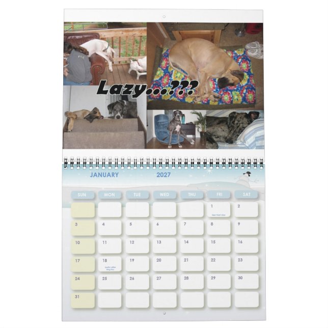 2010 PDX Danes Calendar Kalender (Jan 2027)