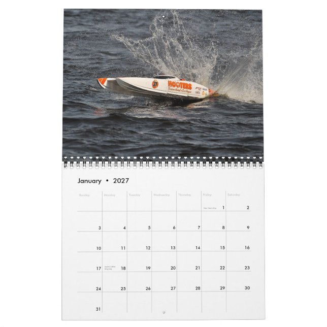 2010 RC Boat Calendar Kalender (Jan 2027)