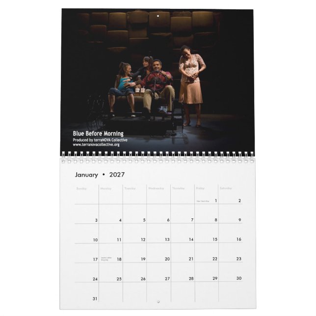 2010 tilldelar DET väggkalendern Kalender (Jan 2027)