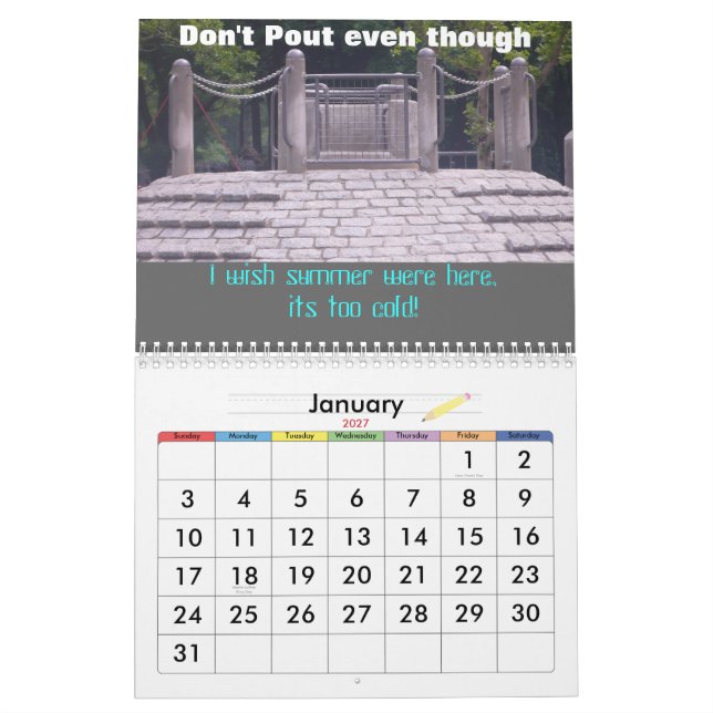 2010 truta inte - den humoristiska för barn! kalender (Jan 2027)