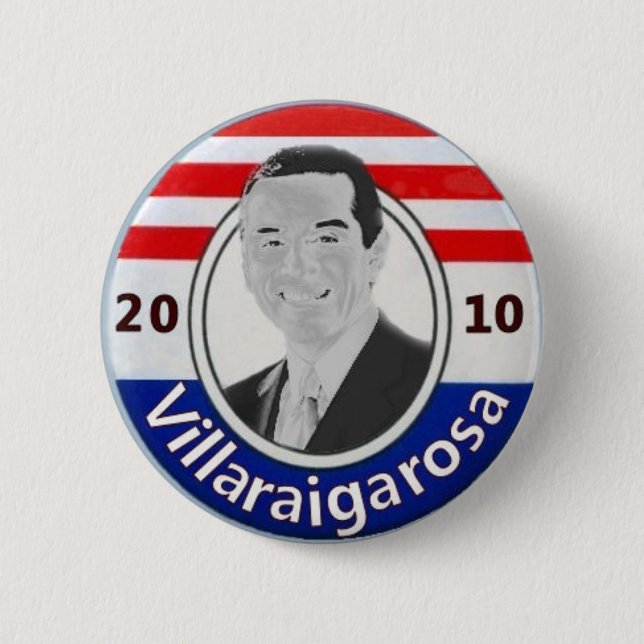 2010 Villaraigosa Pin Knapp (Framsida)