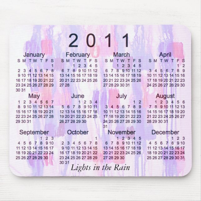 2011 Abstrakt Kalender Musmatta (Framsidan)