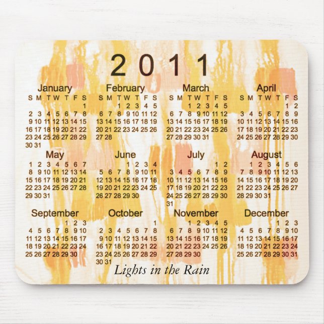 2011 Abstrakt Kalender Musmatta (Framsidan)