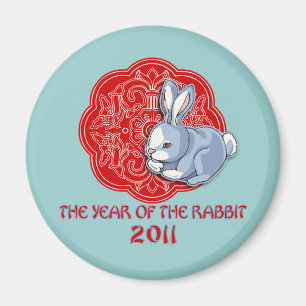 2011 året av kaningåvorna magnet