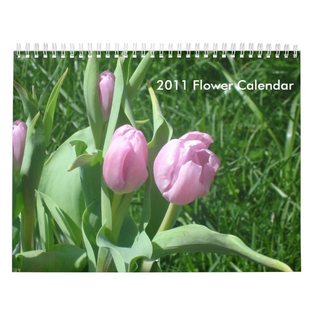 2011 års blomskalender kalender (Omslag)