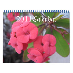 2011 års blomsterkalender, kalender