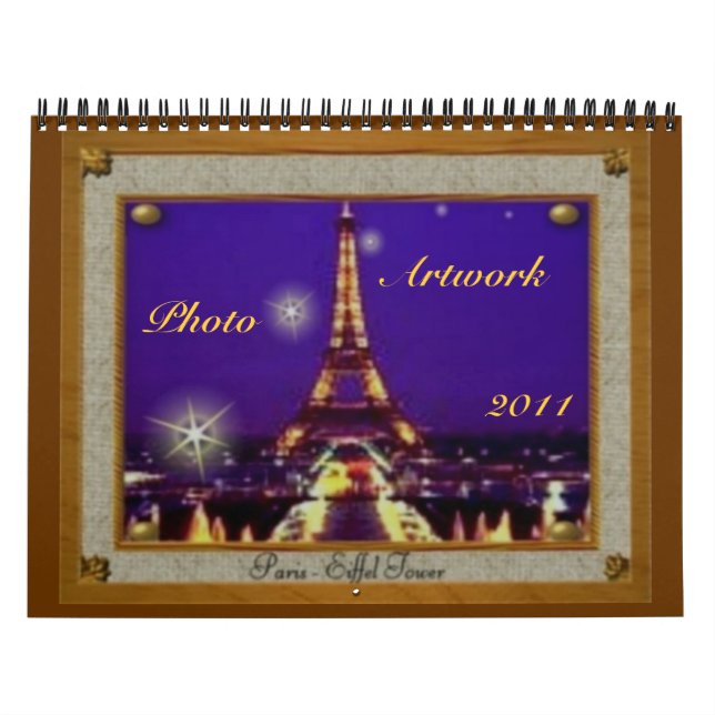 2011 års fototeckningskalender kalender (Omslag)