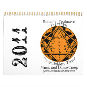 2011 års kalender för Golden Toad Camp