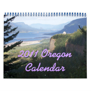 2011 års Oregon-kalender Kalender