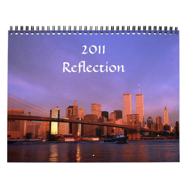2011 års reflektion - kalender Två Torn-vyer (Omslag)