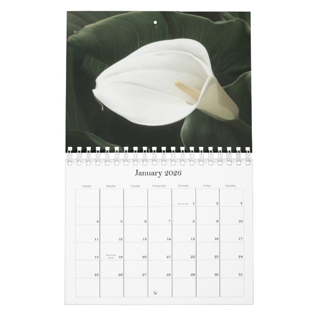 2011 blom- kalender (Jan 2026)