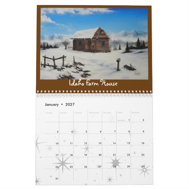2011 Calendar Landscape Art av David Paul Kalender (Jan 2027)