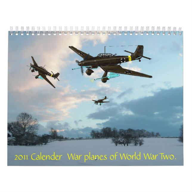 2011 Calender Krig flygplan of World ... Kalender (Omslag)