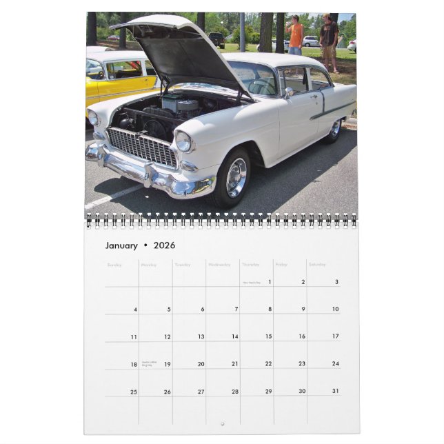 2011 Chevy Classic Muscle Calendar Kalender (Jan 2026)