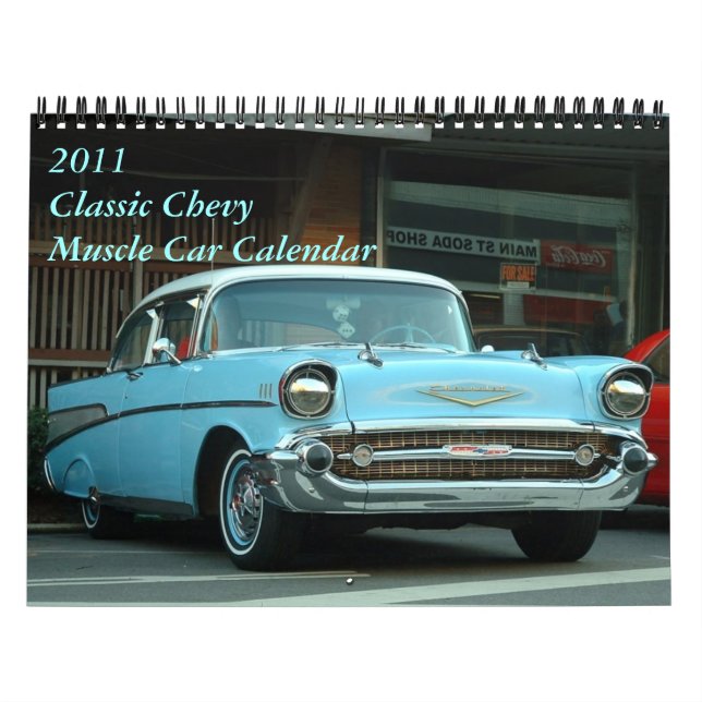 2011 Classic Chevy Muscle Car Calendar Kalender (Omslag)