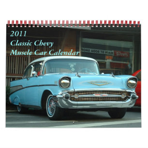 2011 Classic Chevy Muscle Car Calendar Kalender