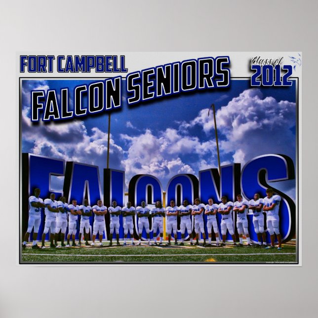 2011 Falcon Seniors - klass 2012 Poster (Framsidan)