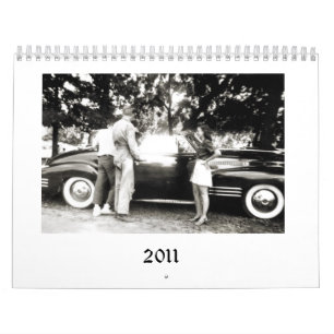 2011 gammala bilar och folk kalender