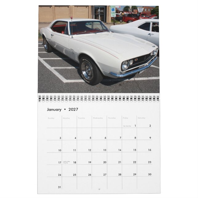 2011 Hett Chevys Camaro Calendar Kalender (Jan 2027)