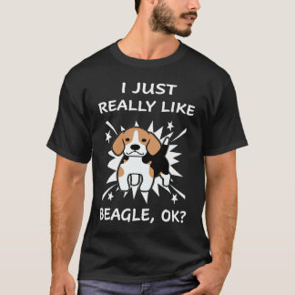 2011 Jag bara Verkligen som Beagle T Shirt