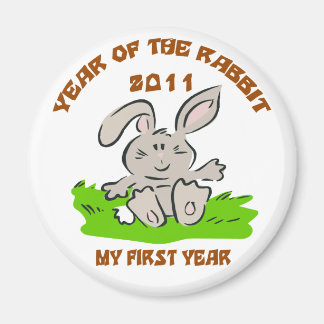 2011 Kaninens år Baby Magnet