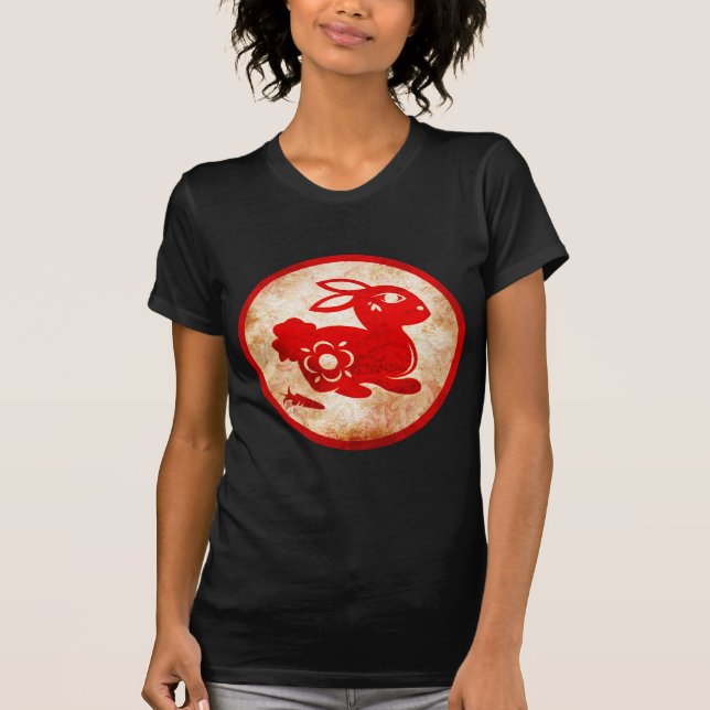 2011 kinesiska nya år av kaninen t-shirt (Framsida)