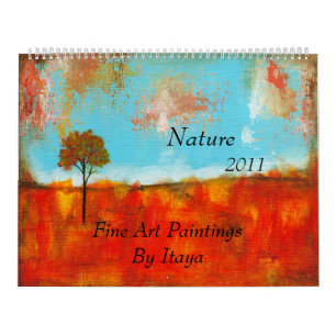 2011 målningar för kalendernaturkonst kalender