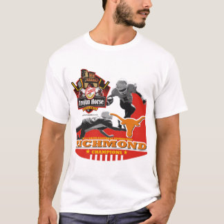 2011 - Mästare för häst för Richmond tjurar Trojan Tee Shirt