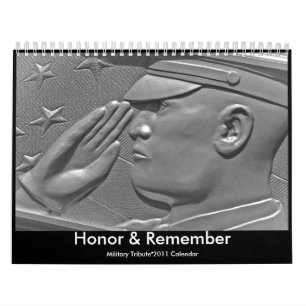 2011 Militärisk ära och ihågkommande tributkalende Kalender