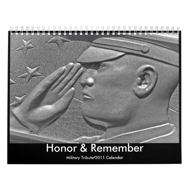 2011 Militärisk ära och ihågkommande tributkalende Kalender (Omslag)