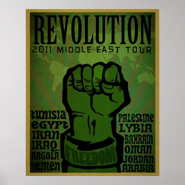 2011 Revolution Skriv ut Poster (Framsidan)