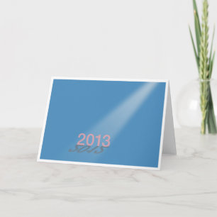 2012-13 Gott nytt år Blue Helgkort