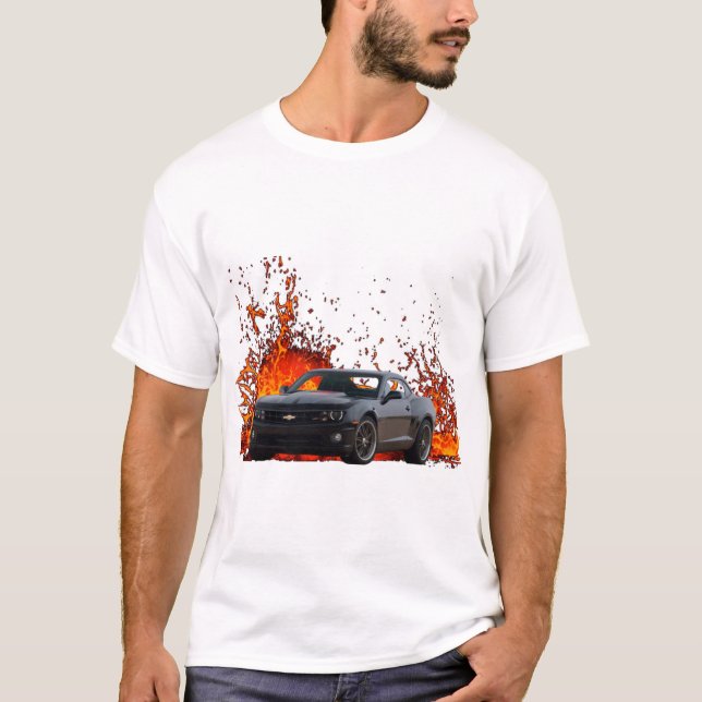 2012: 45-årsdagen Chevy-Camaro T Shirt (Framsida)