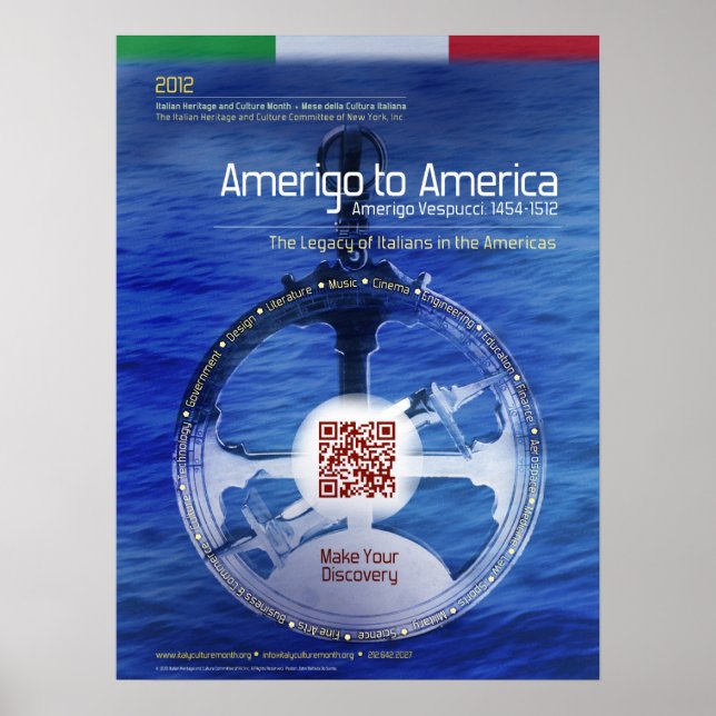 2012 Amerigo Vespucci Poster (Framsidan)