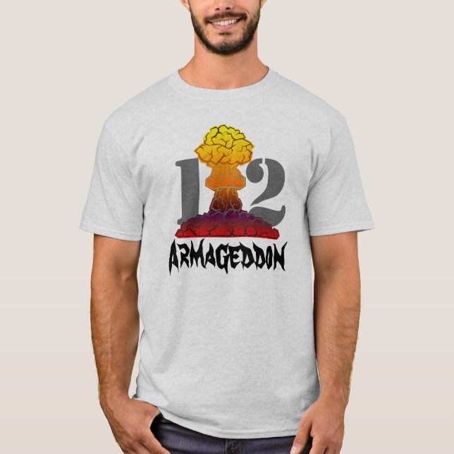 2012 Armageddon Shirt Tee Shirt (Framsida)