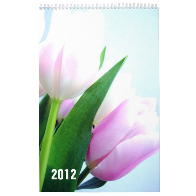 2012 års blomskalender kalender (Omslag)
