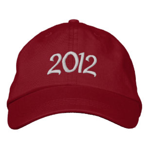 2012 års broderade tak broderad keps